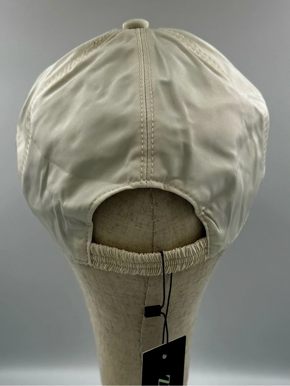 Zegna Zephyr Baseball Cap White Cream Orange Stripe Men’s Hat NWT